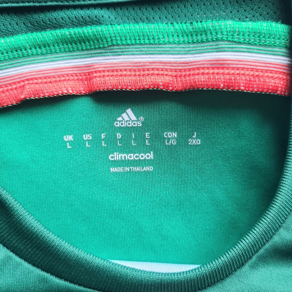 Adidas Green Mexico National Team 2013/2014 Soccer Futball Climacool Jersey - Picture 5 of 9